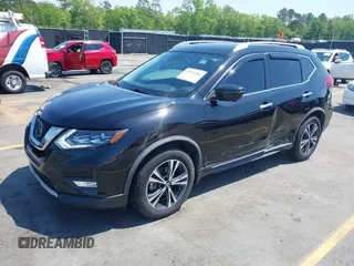 2017 Nissan Rogue SL with VIN JN8AT2MT4HW407893, listed as a IAAI auction lot 41975454 with 105,284 mi miles and . Bid and sale history available at DreamBid. Image 2.