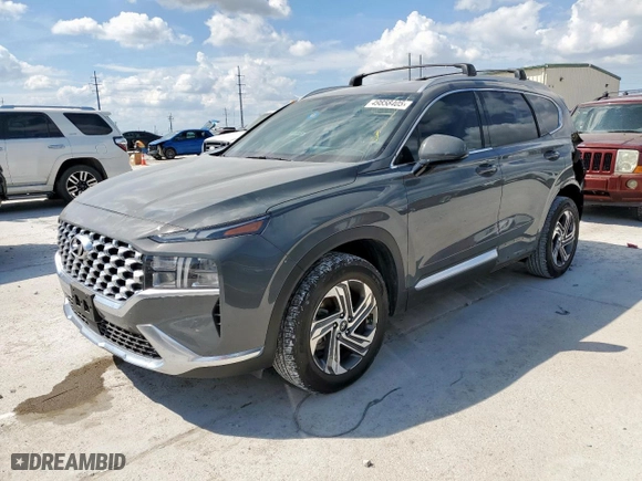 2022 Hyundai Santa Fe SEL with VIN 5NMS24AJ4NH376404, listed as a Copart auction lot 49858405 with 21,392 mi miles and Salvage Title. Bid and sale history available at carsss.com. Image 1.