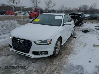 2015 Audi A4 Premium with VIN WAUBFAFL6FN014508, listed as a IAAI auction lot 41547104 with 137,491 mi miles. Bid and sale history available at carsss.com. Image 2.