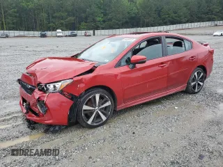 2017 Subaru Impreza Special Sports with VIN 4S3GKAM63H3611566, listed as a Copart auction lot 56486545 with 75,957 mi miles and Salvage title. Bid and sale history available at DreamBid. Image 1.
