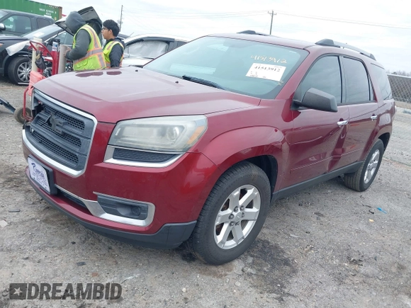 2015 GMC Acadia SLE with VIN 1GKKRNEDXFJ263742, listed as a IAAI auction lot 41513912 with 168,560 mi miles and . Bid and sale history available at DreamBid. Image 2.