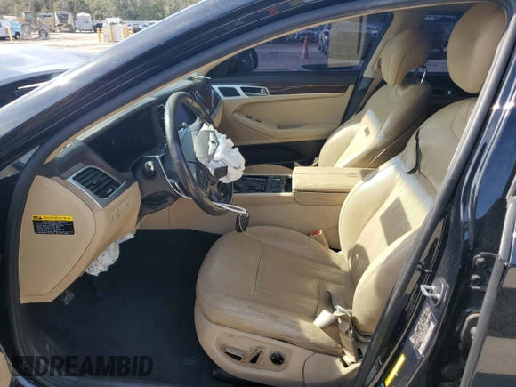 2016 Hyundai Genesis 3.8L with VIN KMHGN4JE7GU107868, listed as a Copart auction lot 42967975 with 128,620 mi miles and Salvage Title. Bid and sale history available at DreamBid. Image 7.