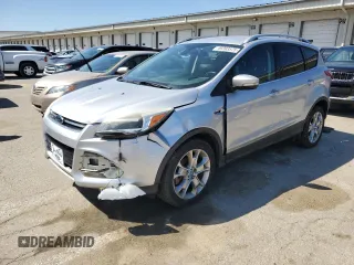 2014 Ford Escape Titanium with VIN 1FMCU9J90EUA47351, listed as a Copart auction lot 49393575 with 160,292 mi miles and Salvage Title. Bid and sale history available at carsss.com. Image 1.