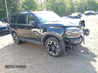 2021 Ford Bronco Sport Outer Banks z VIN 3FMCR9C61MRA96309, wystawiony jako IAAI lot #42583493 z przebiegiem Nie podano mil oraz . Historia ofert i sprzedaży dostępna na DreamBid. Obrazek 1.