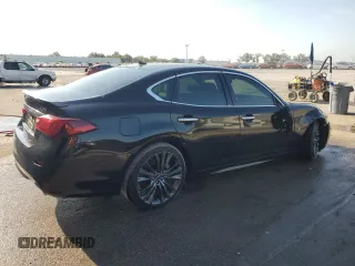 2016 Infiniti Q70 z VIN JN1BY1AP0GM220179, wystawiony jako Copart lot #54129215 z przebiegiem 117 759 mil mil oraz Szkoda całkowita • Salvage title. Historia ofert i sprzedaży dostępna na DreamBid. Obrazek 3.