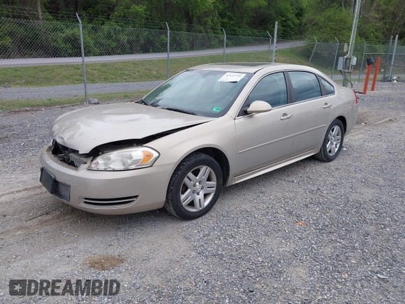 2012 Chevrolet Impala LT Fleet with VIN 2G1WG5E31C1197171, listed as a IAAI auction lot 42123791 with 98,862 mi miles and . Bid and sale history available at DreamBid. Image 20.