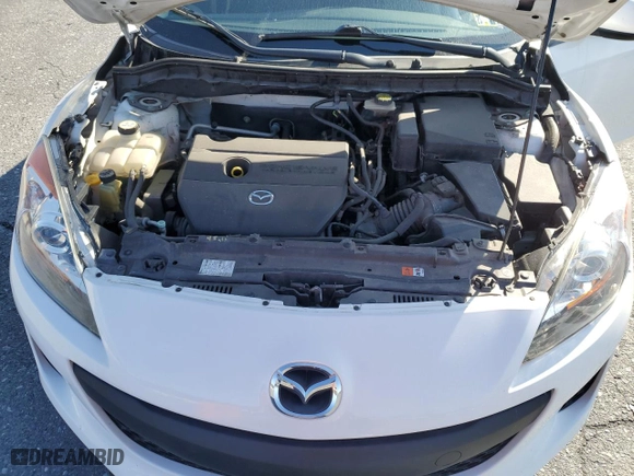 2013 Mazda Mazda3 i SV with VIN JM1BL1TG3D1824007, listed as a Copart auction lot 52482605 with 133,684 mi miles and Salvage Title. Bid and sale history available at carsss.com. Image 11.