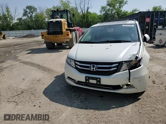2014 Honda Odyssey EX-L with VIN 5FNRL5H60EB063614, listed as a Copart auction lot 59104265 with 212,665 mi miles and Non repairable. Bid and sale history available at DreamBid. Image 14.