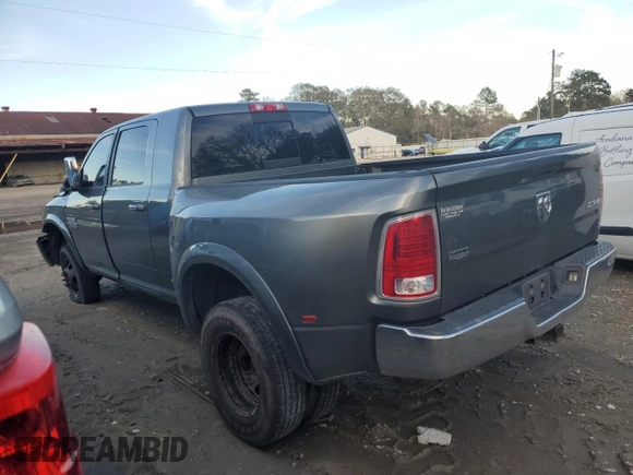 2013 Ram 3500 Laramie with VIN 3C63RRMLXDG608757, listed as a Copart auction lot 87362024 with 0 mi miles and Salvage Title. Bid and sale history available at carsss.com. Image 2.