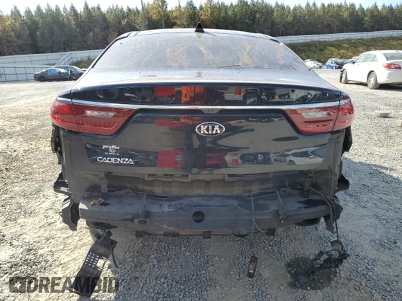 2017 Kia Cadenza Premium with VIN KNALC4J12H5089200, listed as a Copart auction lot 78599884 with 108,615 mi miles and Salvage Title. Bid and sale history available at carsss.com. Image 6.