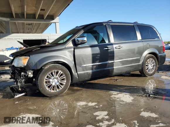 2011 Chrysler Town & Country Limited with VIN 2A4RR6DG1BR665841, listed as a Copart auction lot 85876514 with 95,070 mi miles and Salvage Title. Bid and sale history available at carsss.com. Image 1.