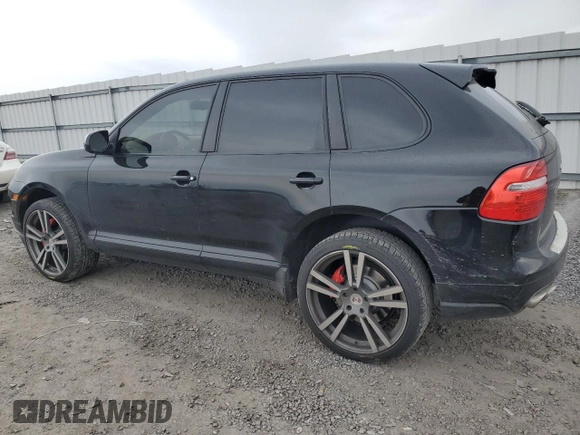 2008 Porsche Cayenne Turbo with VIN WP1AC29P48LA92777, listed as a Copart auction lot 86214134 with 62,571 mi miles and Salvage Title. Bid and sale history available at carsss.com. Image 2.