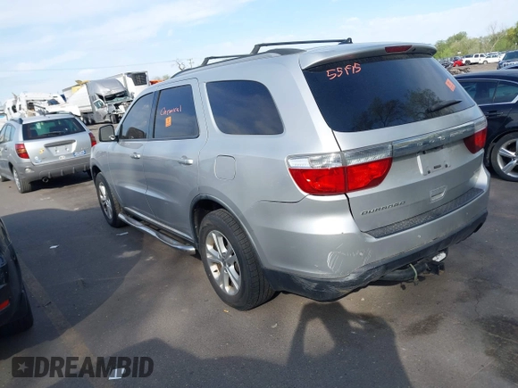 2011 Dodge Durango Crew with VIN 1D4RD4GG4BC742203, listed as a IAAI auction lot 42055195 with Not Provided miles and . Bid and sale history available at carsss.com. Image 3.