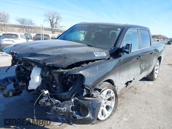 2022 Ram 1500 Big Horn with VIN 1C6RRFFG3NN427016, listed as a IAAI auction lot 41456388 with 21,350 mi miles. Bid and sale history available at carsss.com. Image 17.