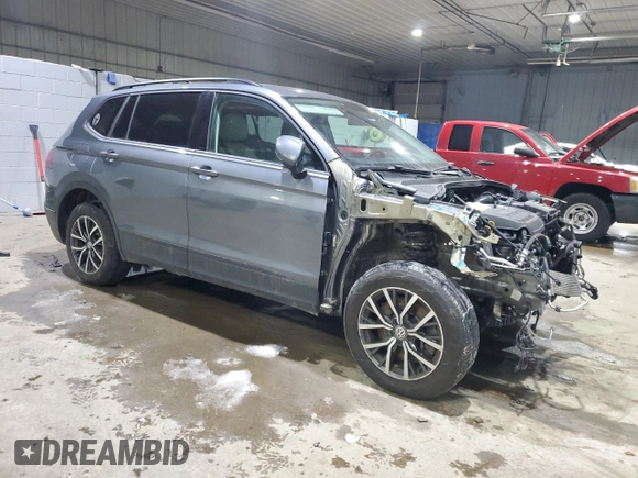 2021 Volkswagen Tiguan S with VIN 3VV0B7AX2MM043676, listed as a Copart auction lot 43992815 with 72,564 mi miles and Salvage Title. Bid and sale history available at DreamBid. Image 4.