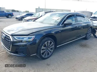 2022 Audi A8 with VIN WAULDAF87NN001657, listed as a IAAI auction lot 41515638 with 22,377 mi miles. Bid and sale history available at carsss.com. Image 2.