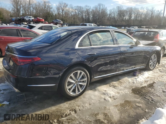 2024 Mercedes-Benz S 580 с VIN W1K6G7GB4RA291945, выставлен на аукционе Copart как лот 41335805 с пробегом Не указан миль и Списание • Salvage title. История ставок и продаж доступна на DreamBid. Изображение 3.