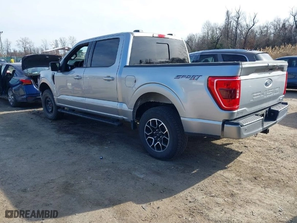2023 Ford F-150 XL with VIN 1FTEW1EP6PFC17771, listed as a IAAI auction lot 41685177 with 24,021 mi miles. Bid and sale history available at carsss.com. Image 3.