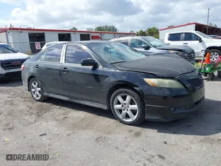 2009 Toyota Camry LE with VIN 4T1BK46K99U075140, listed as a IAAI auction lot 41580743 with 208,667 mi miles. Bid and sale history available at carsss.com. Image 1.
