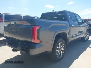 2024 Toyota Tundra 1794 Edition with VIN 5TFMA5DBXRX142402, listed as a IAAI auction lot 42619668 with 17,523 mi miles and . Bid and sale history available at DreamBid. Image 4.