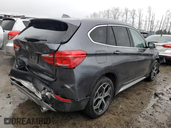 2019 BMW X1 xDrive28i with VIN WBXHT3C50K5L89928, listed as a Copart auction lot 36466153 with 25,297 mi miles. Bid and sale history available at carsss.com. Image 3.