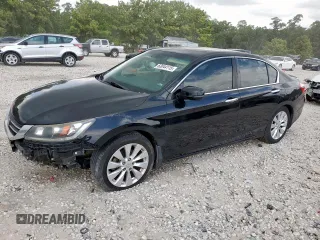 2015 Honda Accord EX-L with VIN 1HGCR2F87FA248049, listed as a Copart auction lot 63044115 with 163,042 mi miles and Salvage title. Bid and sale history available at DreamBid. Image 1.