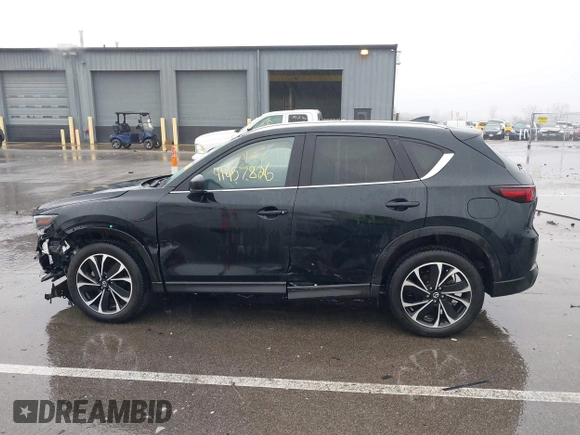 2023 Mazda CX-5 2.5 S Premium Package with VIN JM3KFBDM6P0235133, listed as a IAAI auction lot 41457826 with 7,860 mi miles. Bid and sale history available at carsss.com. Image 14.
