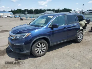 2020 Honda Pilot EX-L with VIN 5FNYF6H53LB042138, listed as a Copart auction lot 61951105 with 132,526 mi miles and Salvage title. Bid and sale history available at DreamBid. Image 1.