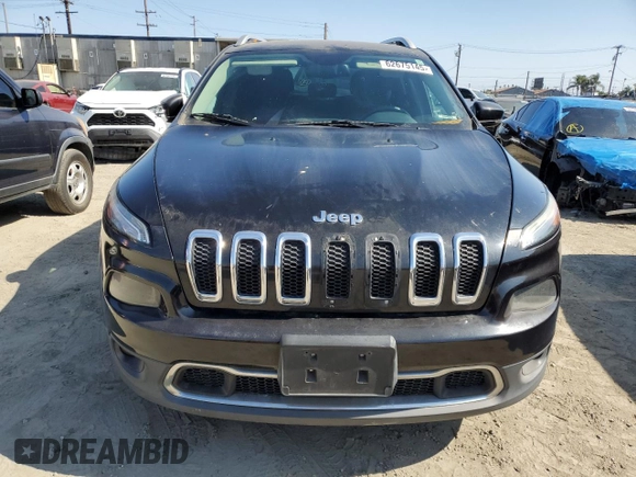 2016 Jeep Cherokee Limited with VIN 1C4PJLDB4GW165307, listed as a Copart auction lot 62675145 with 219,513 mi miles and Clean title. Bid and sale history available at DreamBid. Image 5.