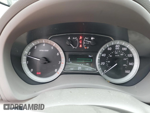 2013 Nissan Sentra FE+ S with VIN 3N1AB7AP6DL691226, listed as a Copart auction lot 46814625 with 73,650 mi miles and Salvage Title. Bid and sale history available at DreamBid. Image 9.