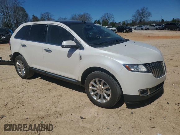 2013 Lincoln MKX with VIN 2LMDJ6JK6DBL45233, listed as a Copart auction lot 49665125 with 150,060 mi miles and Salvage Title. Bid and sale history available at carsss.com. Image 4.