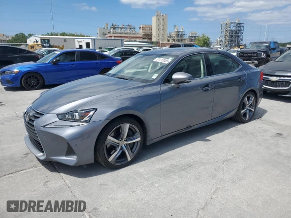 2017 Lexus IS with VIN JTHBA1D24H5048976, listed as a Copart auction lot 51112055 with 64,142 mi miles and Salvage Title. Bid and sale history available at carsss.com. Image 1.