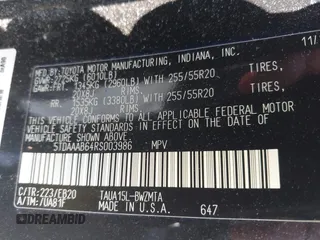 2024 Lexus TX 350 z VIN 5TDAAAB64RS003986, wystawiony jako IAAI lot #42157601 z przebiegiem Nie podano mil oraz . Historia ofert i sprzedaży dostępna na DreamBid. Obrazek 9.