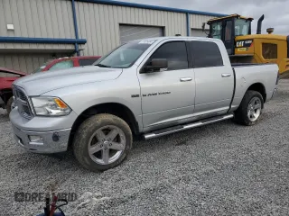 2012 Ram 1500 Outdoorsman with VIN 1C6RD7LT6CS289511, listed as a Copart auction lot 87025664 with 129,210 mi miles and Salvage Title. Bid and sale history available at carsss.com. Image 1.