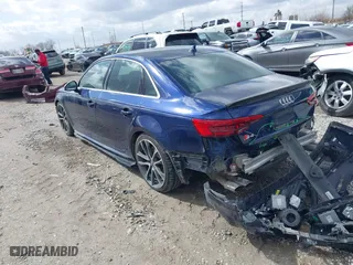 2018 Audi S4 Premium Plus with VIN WAUB4AF4XJA001887, listed as a IAAI auction lot 41715766 with 101,552 mi miles. Bid and sale history available at carsss.com. Image 3.