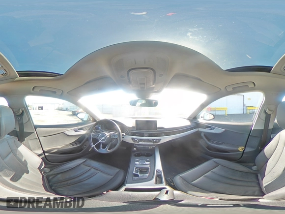 2017 Audi A4 Premium Plus with VIN WAUENAF48HN009340, listed as a Copart auction lot 54080165 with 120,977 mi miles and Salvage title. Bid and sale history available at DreamBid. Image 14.