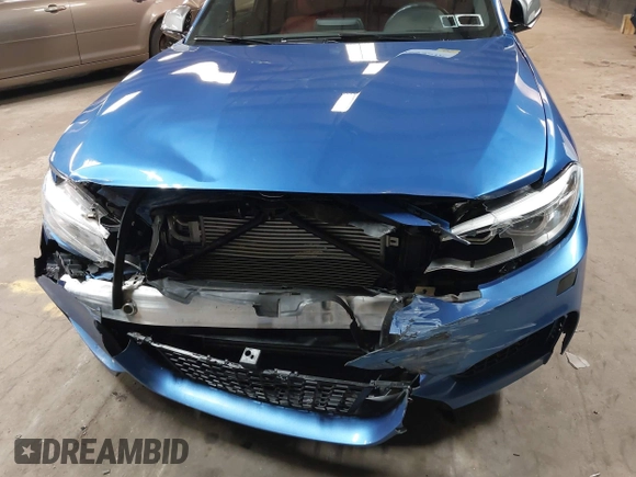 2016 BMW 2 Series M235i with VIN WBA1J7C58GV360712, listed as a IAAI auction lot 41975610 with 18,258 mi miles. Bid and sale history available at carsss.com. Image 6.