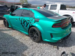 2021 Dodge Charger SRT Hellcat Widebody with VIN 2C3CDXL95MH623026, listed as a IAAI auction lot 41421741 with 60,235 mi miles. Bid and sale history available at carsss.com. Image 3.