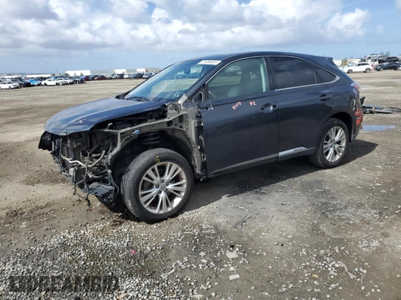2011 Lexus RX 450h with VIN JTJZB1BA5B2005986, listed as a Copart auction lot 51085835 with 143,119 mi miles and Salvage title. Bid and sale history available at DreamBid. Image 1.