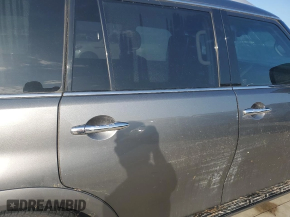 2015 Infiniti QX80 with VIN JN8AZ2NF9F9572311, listed as a Copart auction lot 75133454 with 0 mi miles and Salvage Title. Bid and sale history available at carsss.com. Image 10.