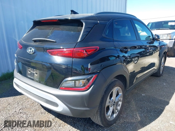 2023 Hyundai Kona SEL with VIN KM8K62AB9PU044628, listed as a IAAI auction lot 41827495 with 20,439 mi miles and . Bid and sale history available at DreamBid. Image 4.