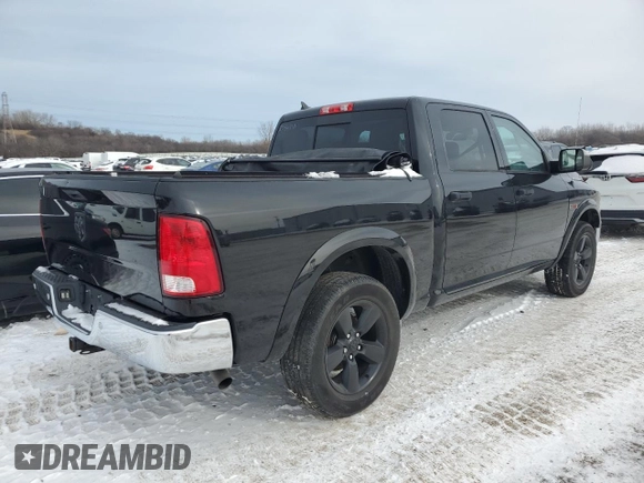 2018 Ram 1500 Big Horn with VIN 1C6RR7LMXJS348020, listed as a Copart auction lot 45270765 with 42,998 mi miles and Clean title. Bid and sale history available at DreamBid. Image 3.