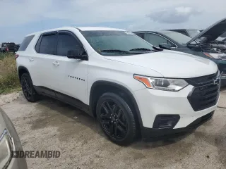 2020 Chevrolet Traverse LS with VIN 1GNERFKW1LJ280002, listed as a Copart auction lot 45548615 with 0 mi miles and Non Repairable. Bid and sale history available at carsss.com. Image 4.