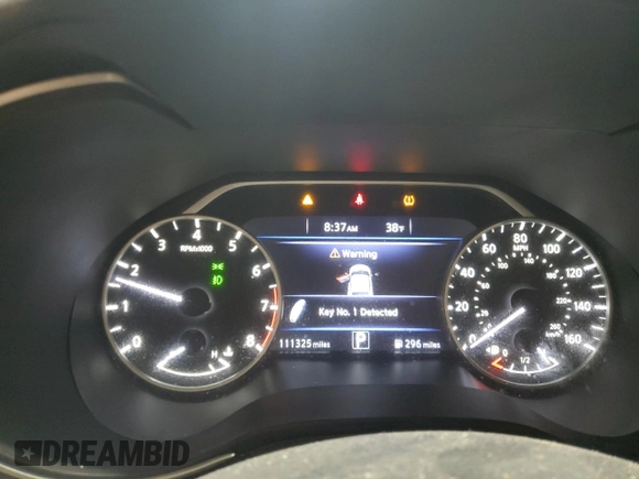 2018 Nissan Maxima SR with VIN 1N4AA6AP1JC392878, listed as a Copart auction lot 86796764 with 111,325 mi miles and Salvage Title. Bid and sale history available at carsss.com. Image 9.