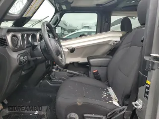 2020 Jeep Wrangler Willys with VIN 1C4GJXAG6LW273669, listed as a Copart auction lot 81670144 with 64,934 mi miles and Salvage title. Bid and sale history available at DreamBid. Image 7.