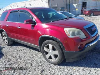 2011 GMC Acadia SLT1 with VIN 1GKKVRED7BJ198846, listed as a IAAI auction lot 41801468 with 212,024 mi miles. Bid and sale history available at carsss.com. Image 1.