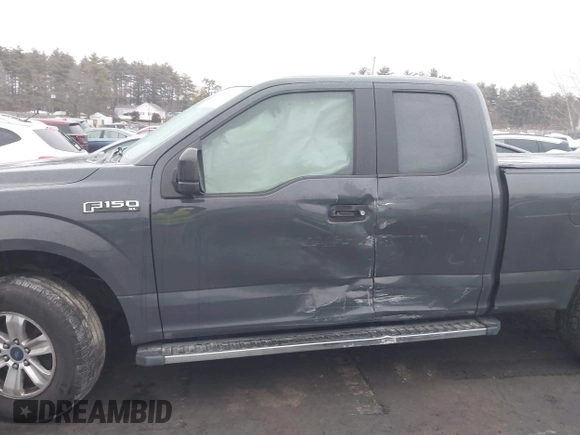 2017 Ford F-150 XL with VIN 1FTEX1E89HKD96516, listed as a IAAI auction lot 41609804 with 166,019 mi miles. Bid and sale history available at carsss.com. Image 6.