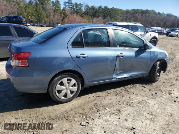 2008 Toyota Yaris with VIN JTDBT903281282145, listed as a Copart auction lot 48846435 with 235,839 mi miles and Salvage Title. Bid and sale history available at carsss.com. Image 3.