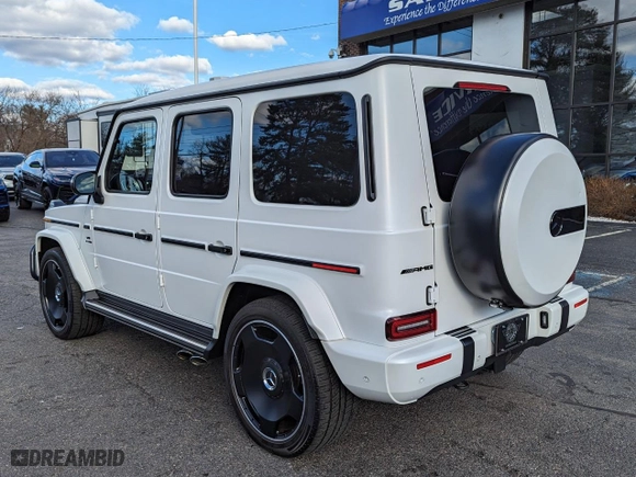 2022 Mercedes-Benz G-Class AMG G 63 with VIN W1NYC7HJ1NX453812, listed as a Copart auction lot 44844375 with NaN miles and Clean Title. Bid and sale history available at carsss.com. Image 3.
