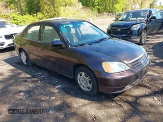 2001 Honda Civic LX z VIN 2HGES16581H594585, wystawiony jako IAAI lot #42184511 z przebiegiem 177 744 mil mil oraz . Historia ofert i sprzedaży dostępna na DreamBid. Obrazek 1.